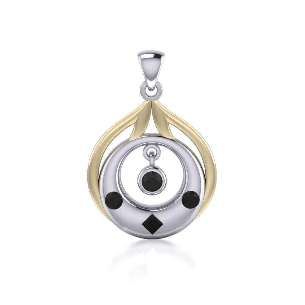 Blaque Circles Pendant MPD814