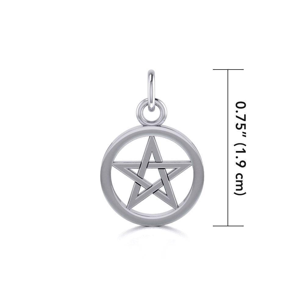 Pentacle Silver Charm TC107 Charm