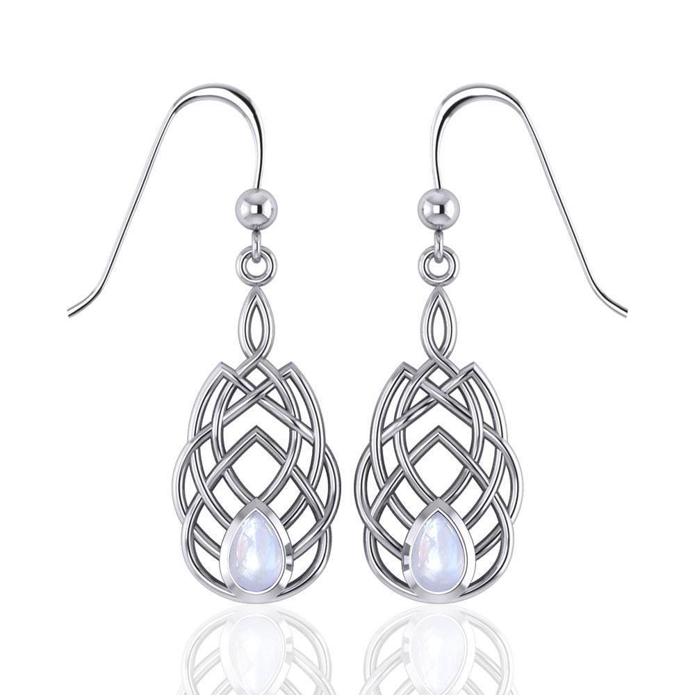 Celtic Knotwork Silver Earrings TE107 Earrings