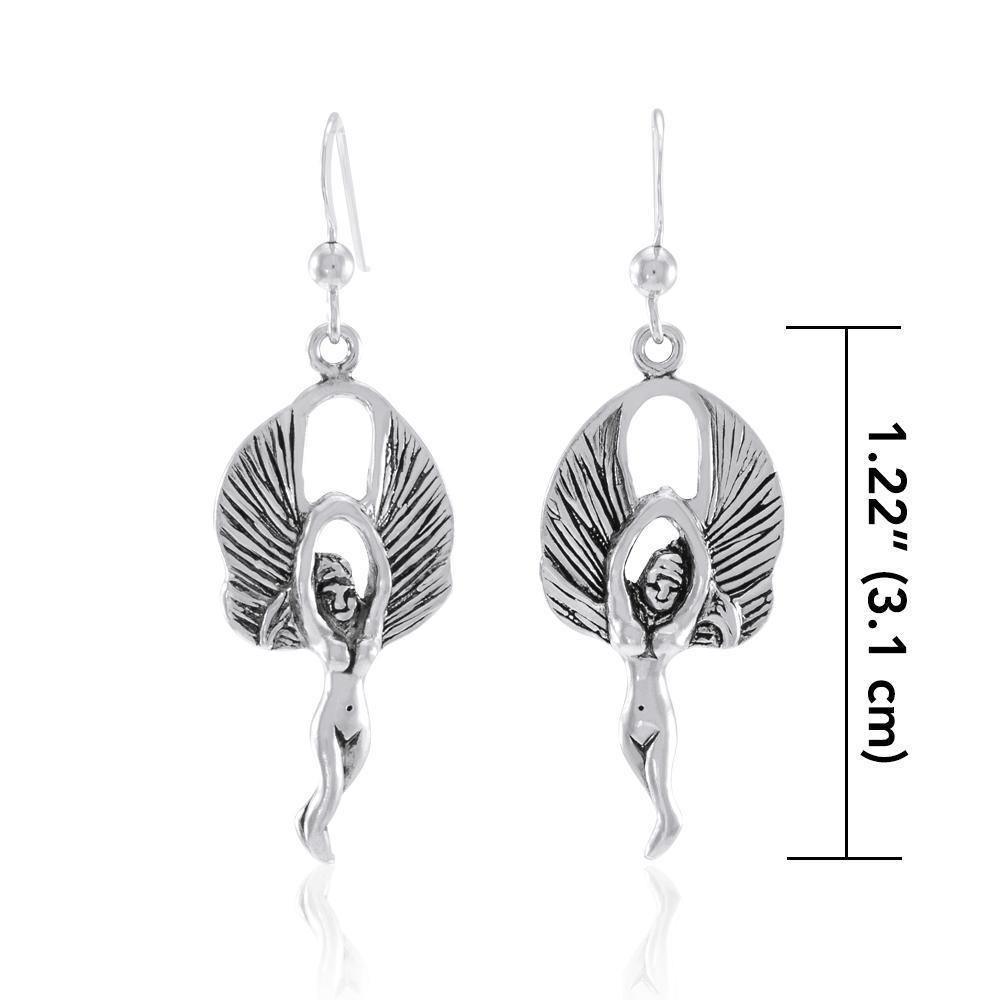 Flying Angel Sterling Silver Earrings TE280 Earrings