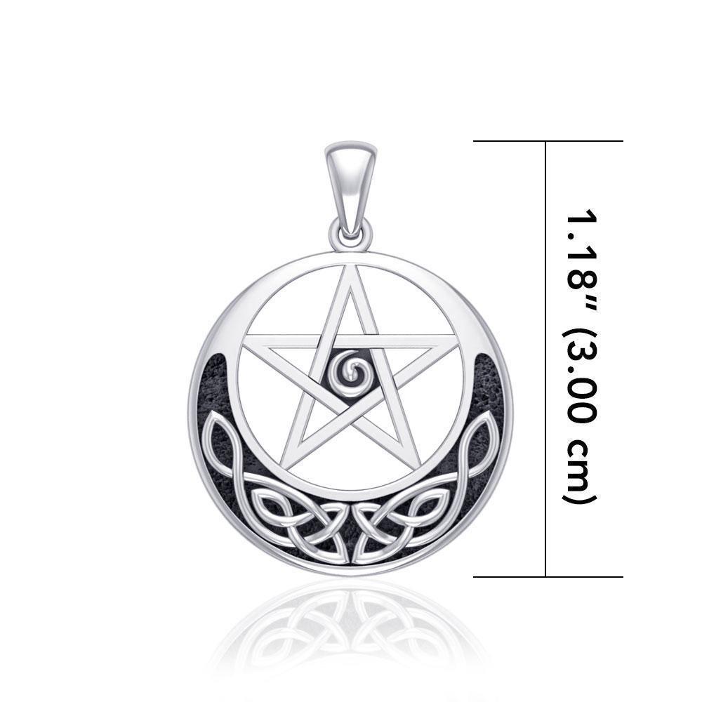 Celtic Knot Pentacle Silver Pendant TP1431 Pendant