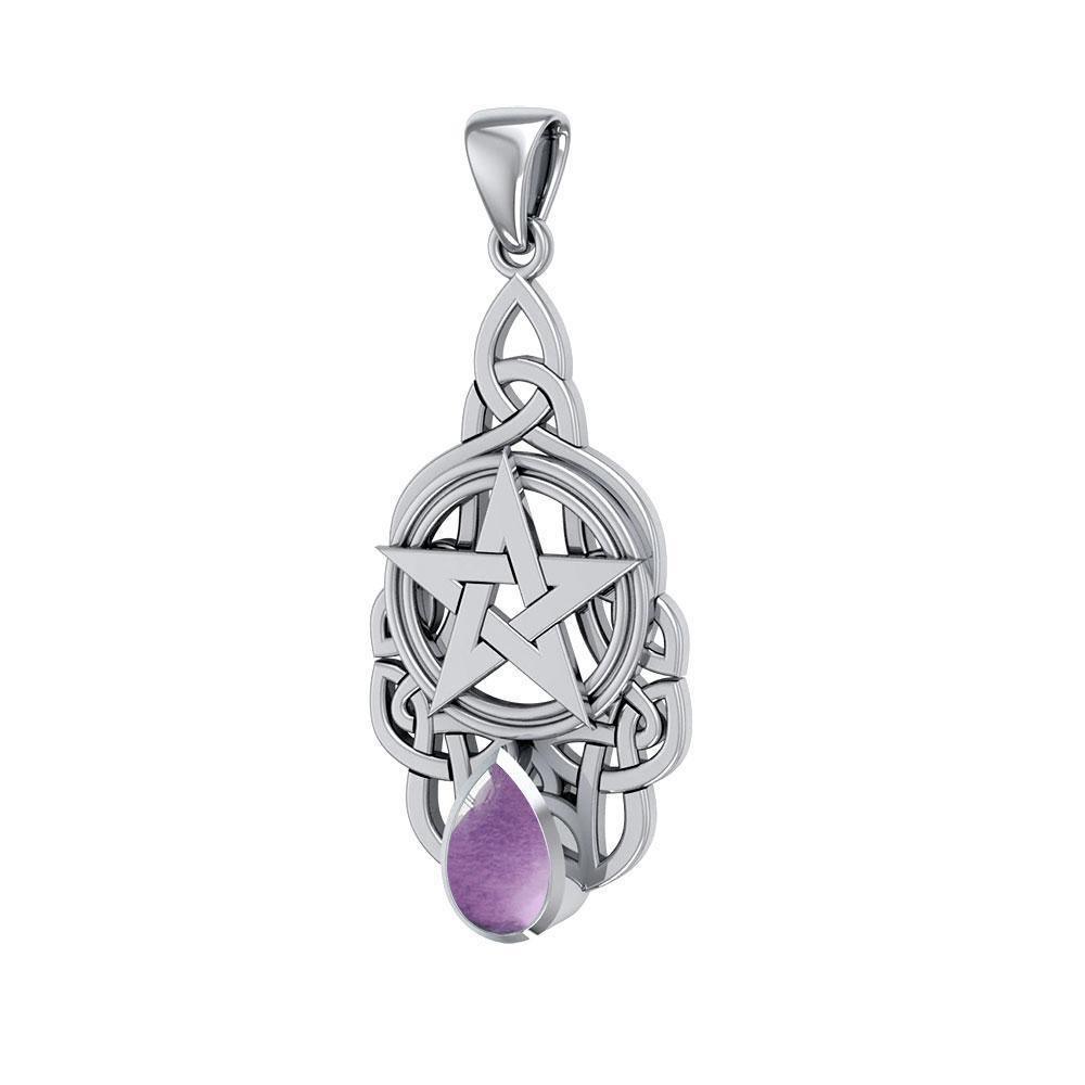 Hidden in the Powerful Silver Pentagram Pendant TP235 Pendant