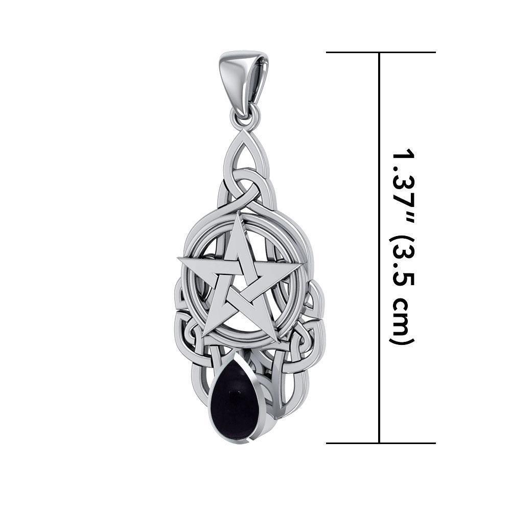 Hidden in the Powerful Silver Pentagram Pendant TP235 Pendant