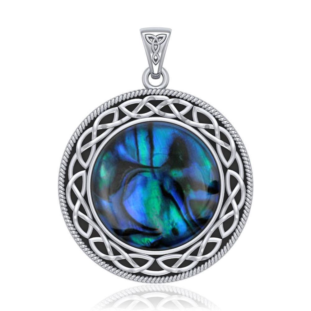 he eternity of truth and being ~ Celtic Knotwork Sterling Silver Pendant Jewelry with Gemstones TP241 Pendant