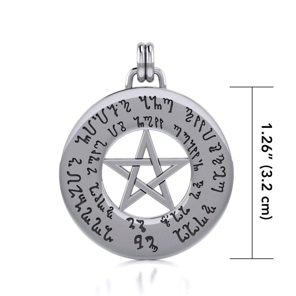 Silver Pentagram Pentacle Pendant TP3291 Pendant