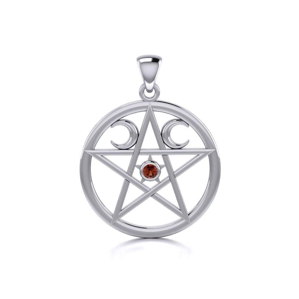 Silver Pentagram Pentacle Pendant TP469 Pendant