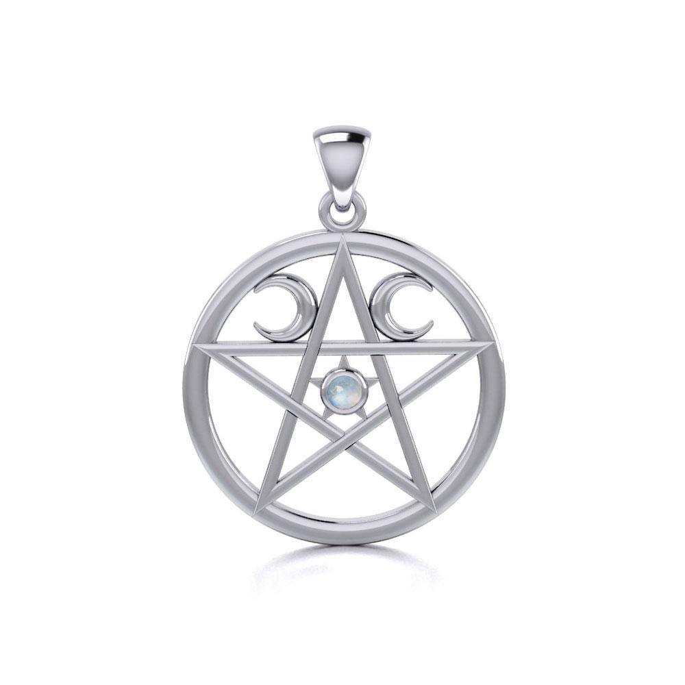 Silver Pentagram Pentacle Pendant TP469 Pendant