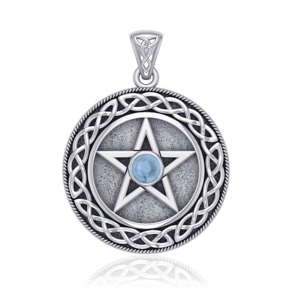 Silver Pentagram Pentacle Pendant TP568 Pendant