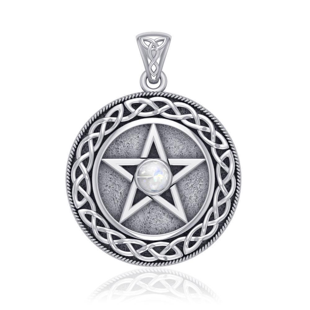 Silver Pentagram Pentacle Pendant TP568 Pendant