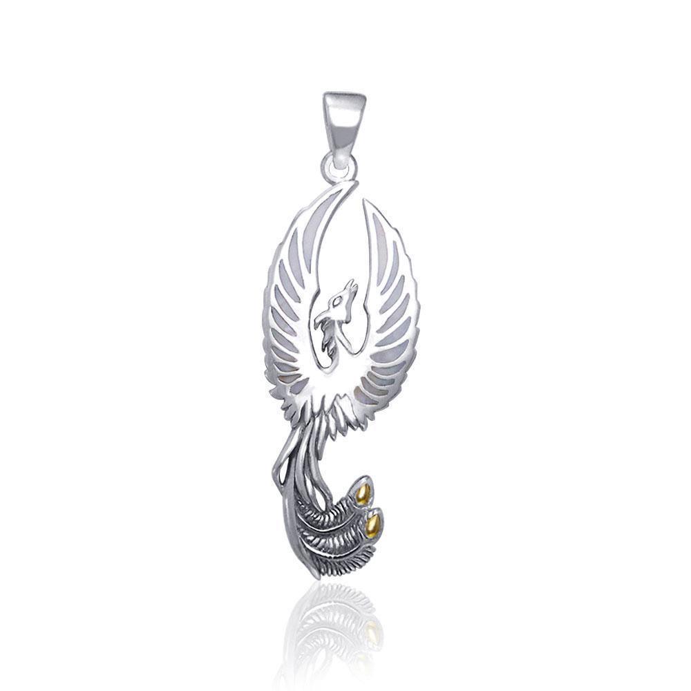 The Sacred Flame of the Mystical Flying Phoenix TPV2838 Pendant