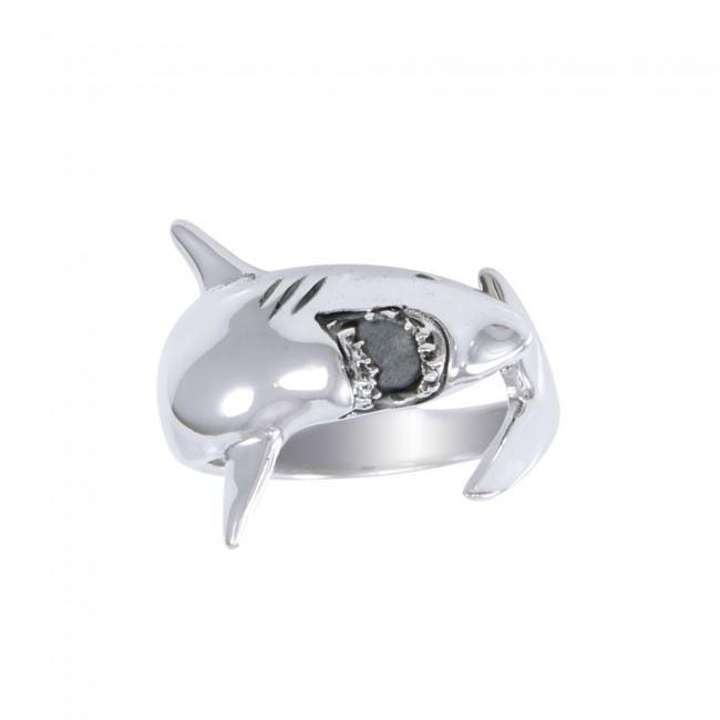 Great White Shark Ring TR1481 Ring