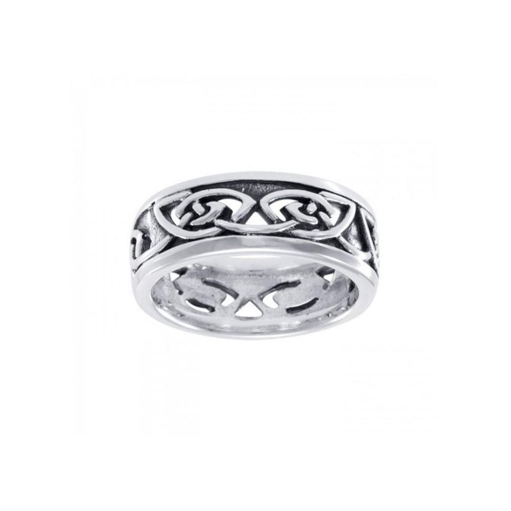 Celtic Knotwork Silver Ring TR3411