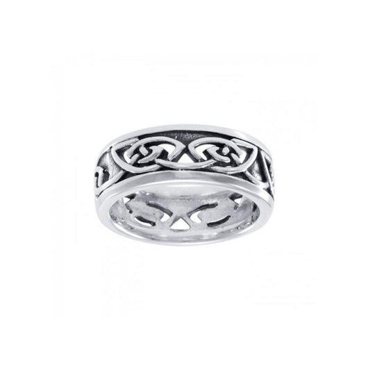 Celtic Knotwork Silver Ring TR3411