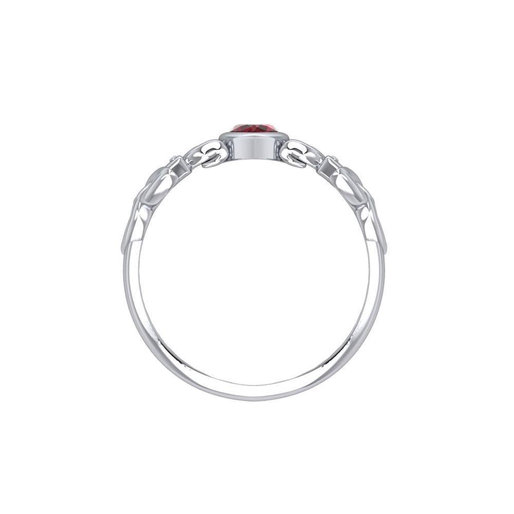 Like Icon Sterling Silver with Gemstone TRI1748 Ring