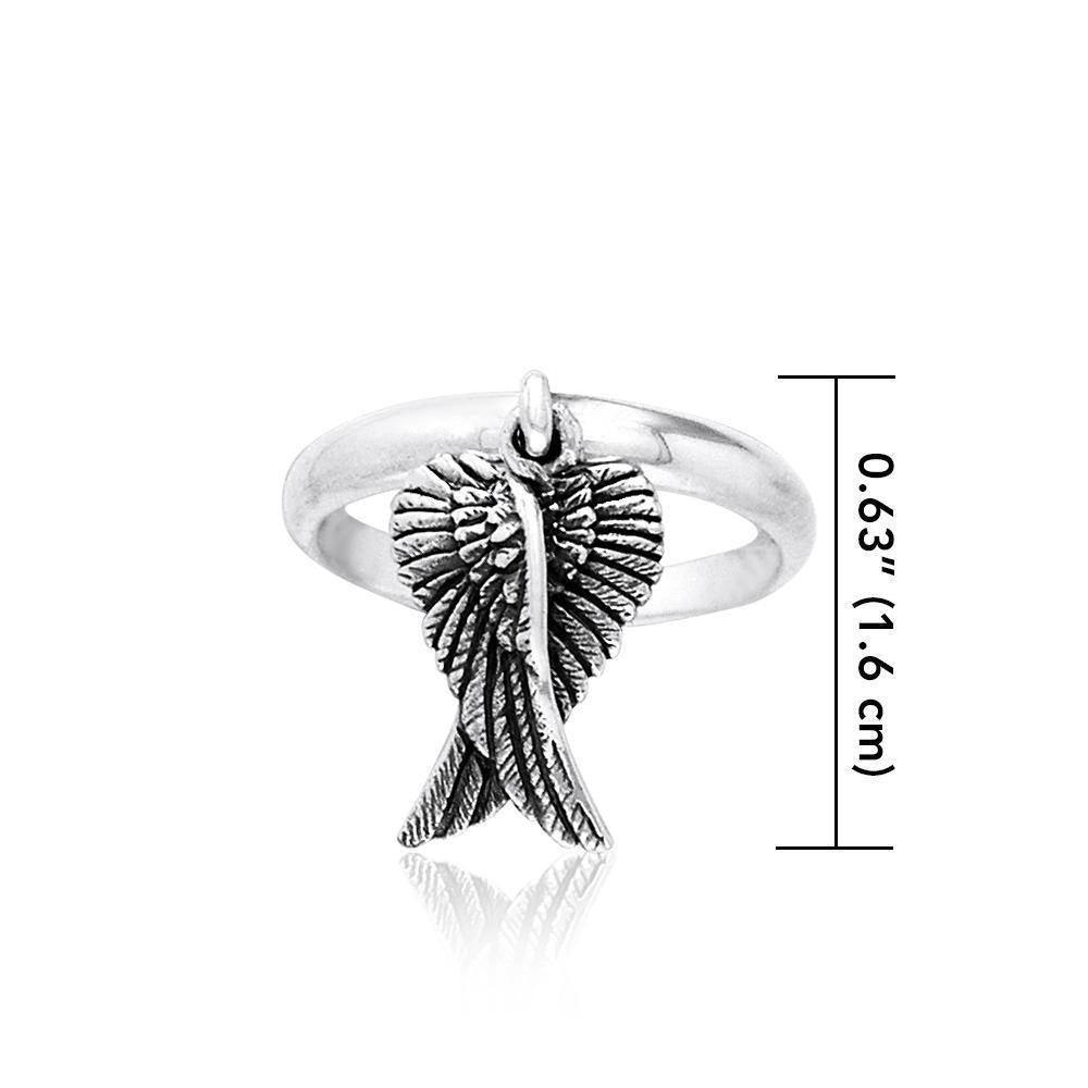 Angel Wings Ring TRI841 Ring